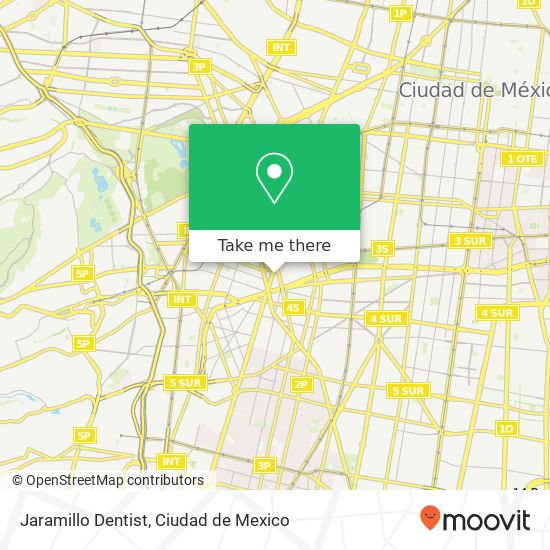 Jaramillo Dentist map