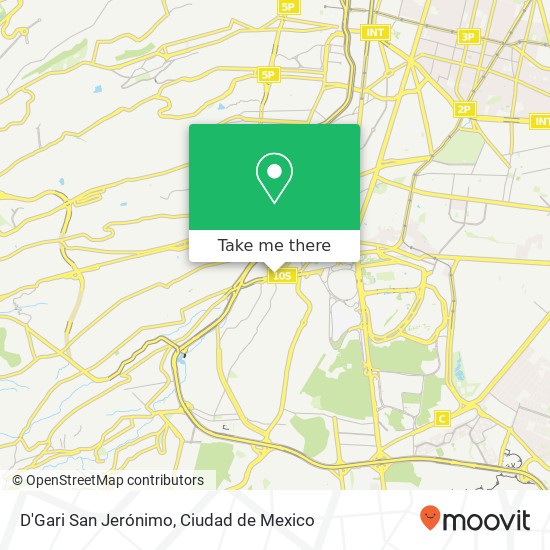 D'Gari San Jerónimo map