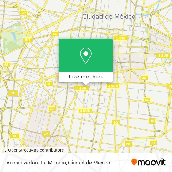 Vulcanizadora La Morena map