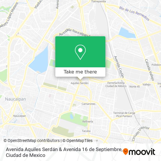 Avenida Aquiles Serdán & Avenida 16 de Septiembre map
