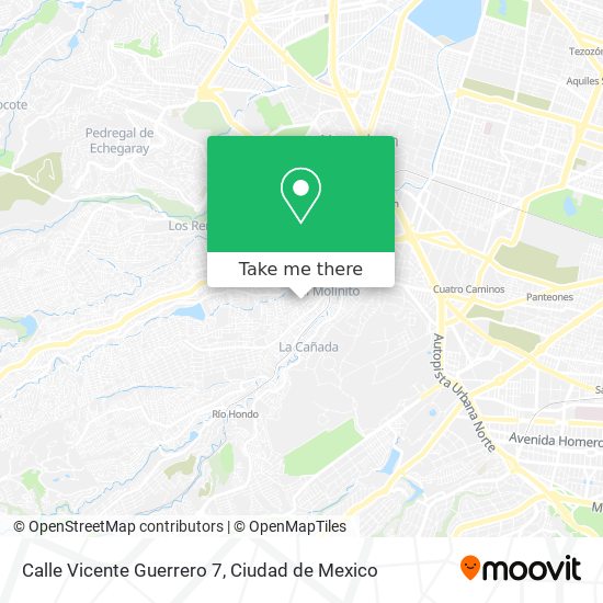Calle Vicente Guerrero 7 map