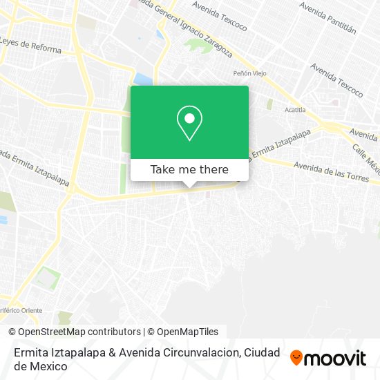 Mapa de Ermita Iztapalapa & Avenida Circunvalacion