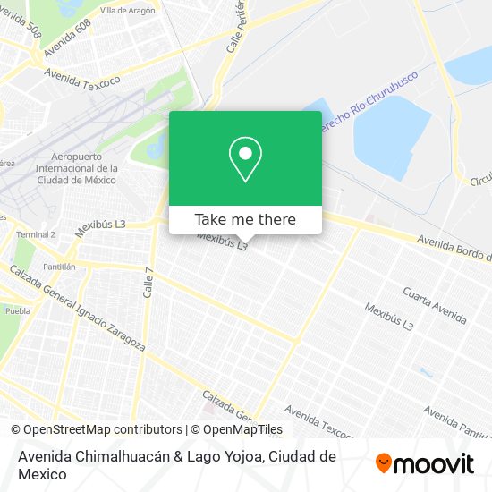 Mapa de Avenida Chimalhuacán & Lago Yojoa
