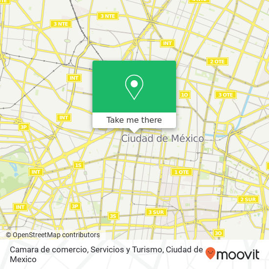 Camara de comercio, Servicios y Turismo map