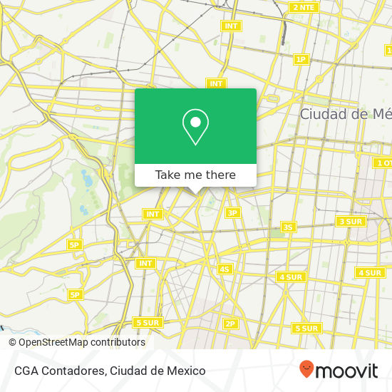 Mapa de CGA Contadores