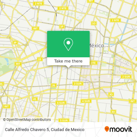 Calle Alfredo Chavero 5 map