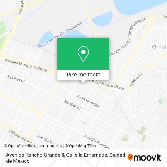 Avenida Rancho Grande & Calle la Enramada map