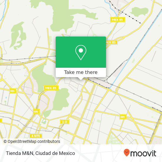 Mapa de Tienda M&N