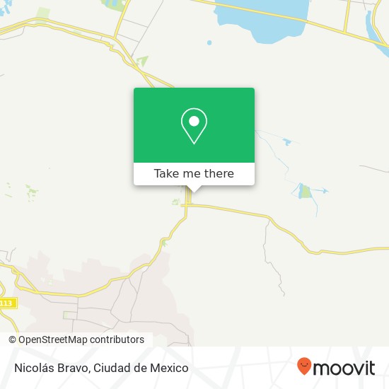 Mapa de Nicolás Bravo