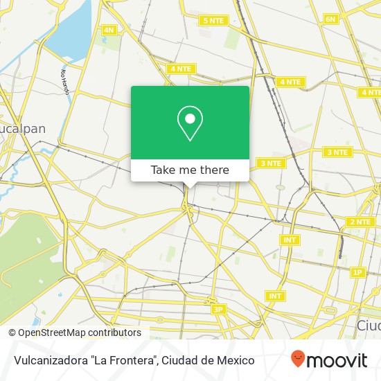 Vulcanizadora "La Frontera" map