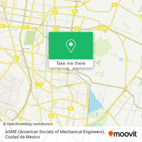ASME (American Society of Mechanical Engineers) map