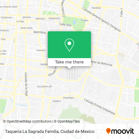 Taqueria La Sagrada Familia map