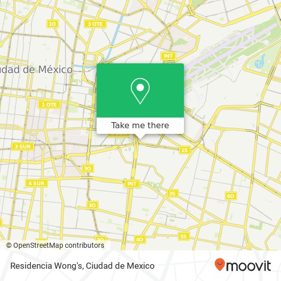 Residencia Wong's map