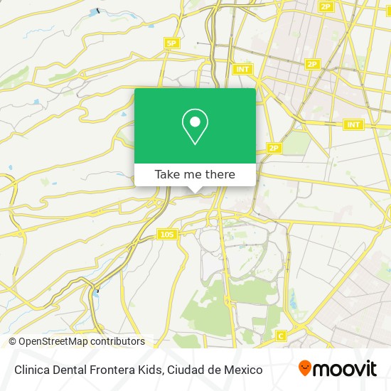 Clinica Dental Frontera Kids map