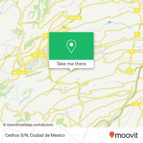 Cedros S/N map
