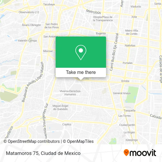 Matamoros 75 map