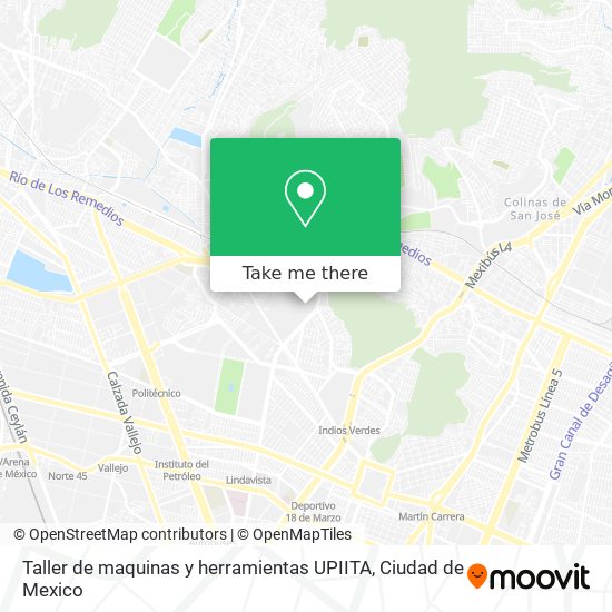 Taller de maquinas y herramientas UPIITA map