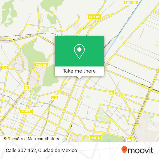 Calle 307 452 map