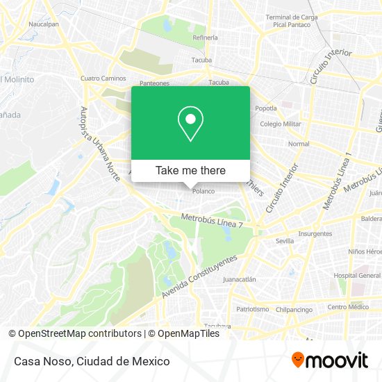 Casa Noso map