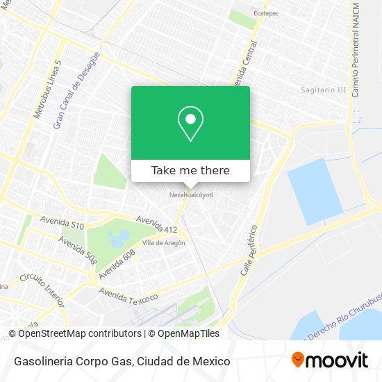 Gasolineria Corpo Gas map