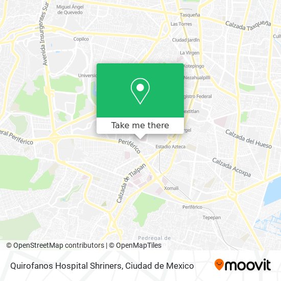 Mapa de Quirofanos Hospital Shriners