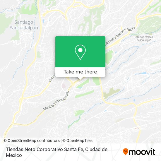 Mapa de Tiendas Neto Corporativo Santa Fe