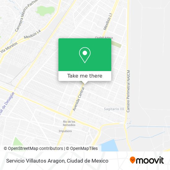 Servicio Villautos Aragon map