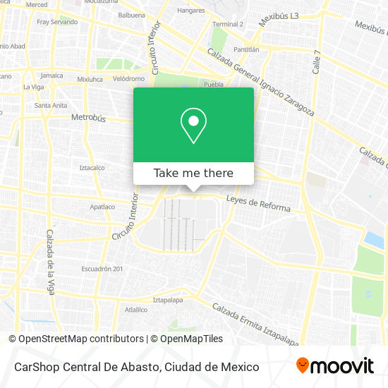 Mapa de CarShop Central De Abasto