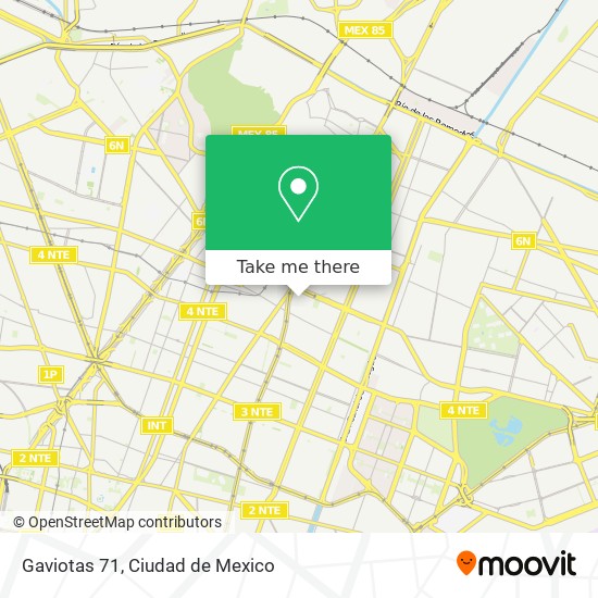 Gaviotas 71 map