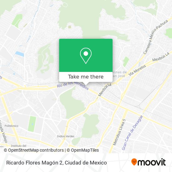 Ricardo Flores Magón 2 map