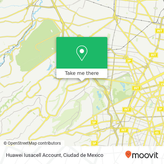 Mapa de Huawei Iusacell Account