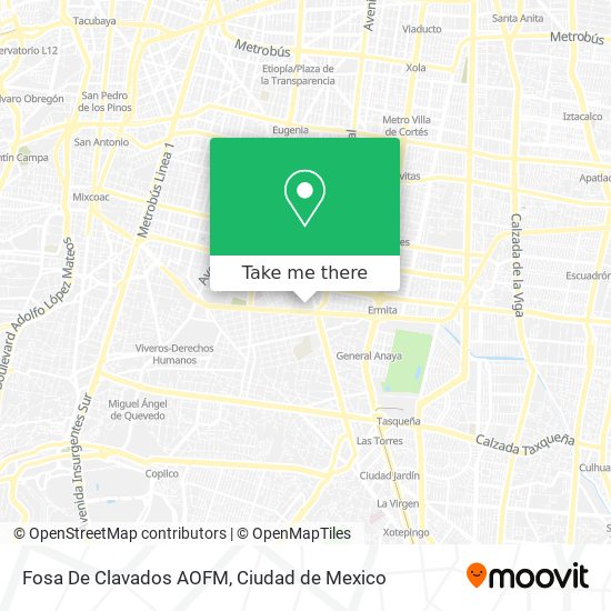 Fosa De Clavados AOFM map