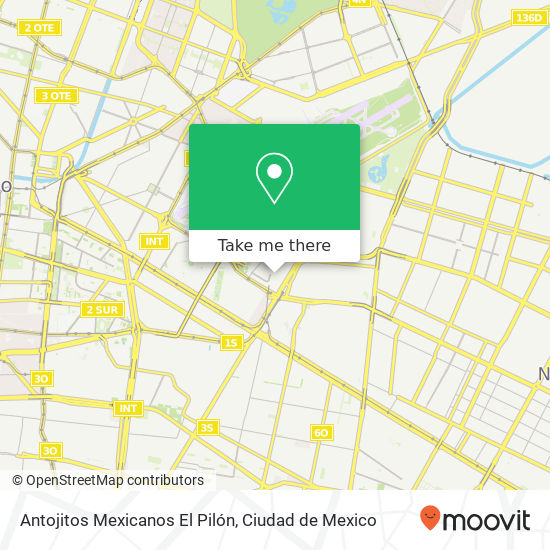Antojitos Mexicanos El Pilón map