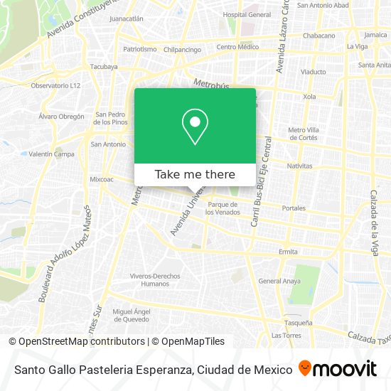 Santo Gallo Pasteleria Esperanza map