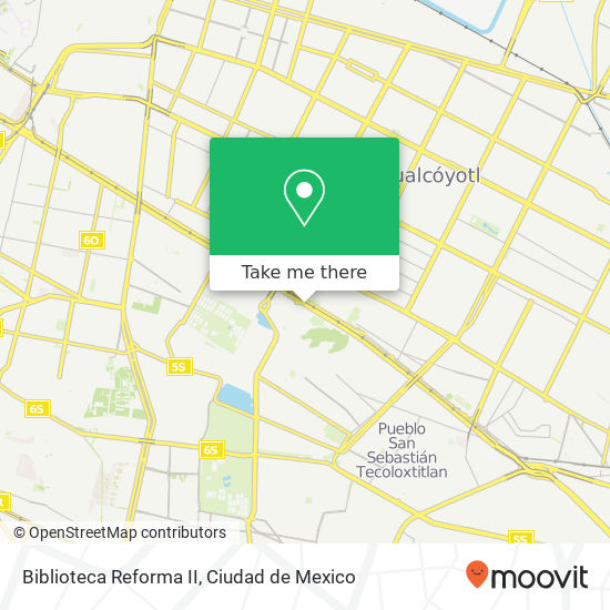 Biblioteca Reforma II map