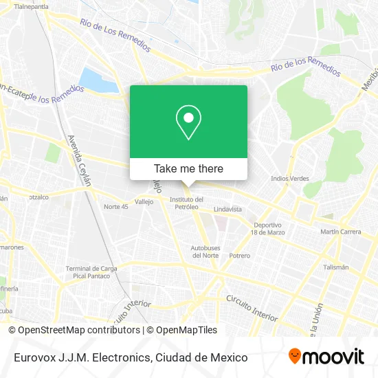 Eurovox J.J.M. Electronics map