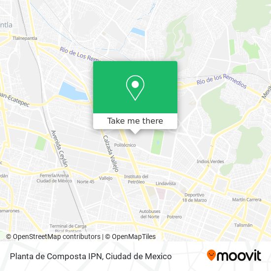 Planta de Composta IPN map
