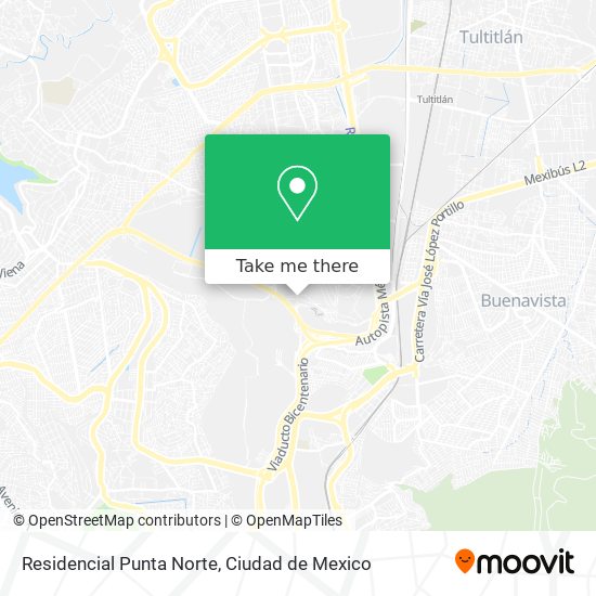 Mapa de Residencial Punta Norte