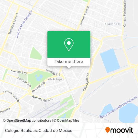 Colegio Bauhaus map