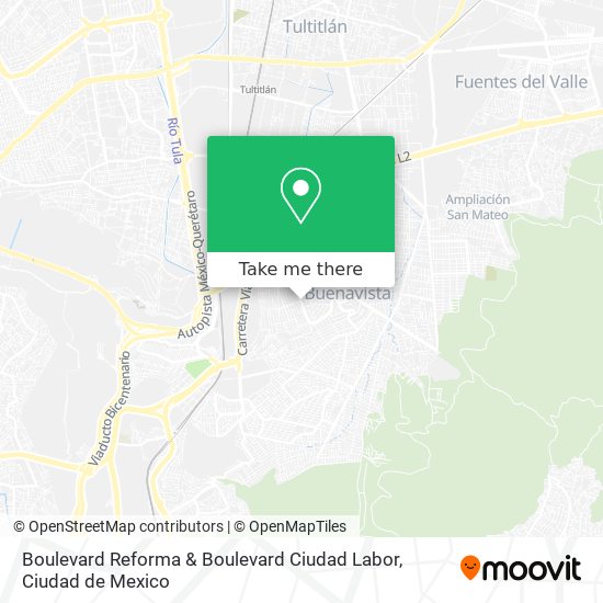 Boulevard Reforma & Boulevard Ciudad Labor map