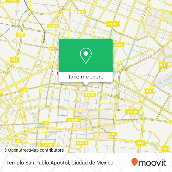 Templo San Pablo Apostol map