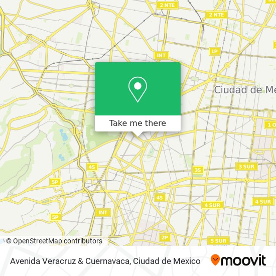 Mapa de Avenida Veracruz & Cuernavaca