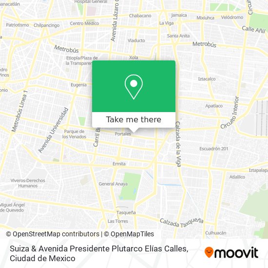 Suiza & Avenida Presidente Plutarco Elías Calles map