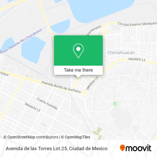 Avenida de las Torres Lot.25 map