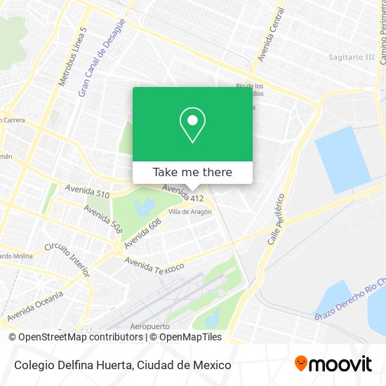 Mapa de Colegio Delfina Huerta