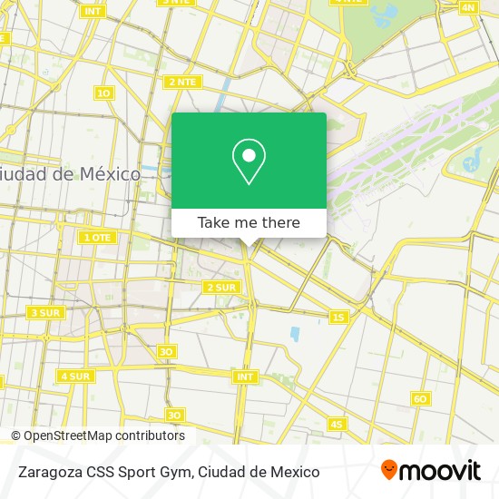 Zaragoza CSS Sport Gym map