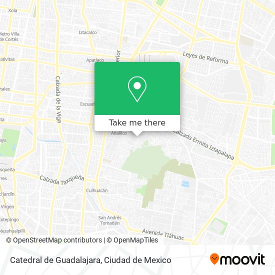 Catedral de Guadalajara map