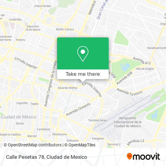 Calle Pesetas 78 map