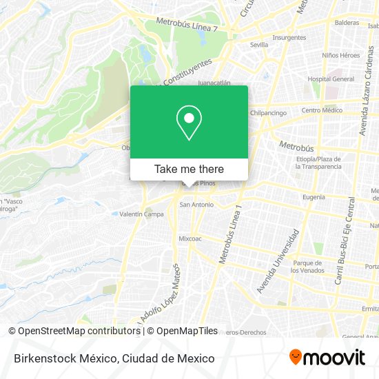 Birkenstock México map
