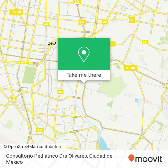Mapa de Consultorio Pediátrico Dra Olivares